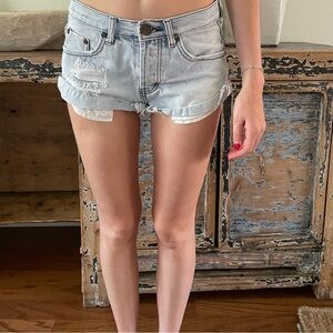 One Teaspoon denim cutoff shorts